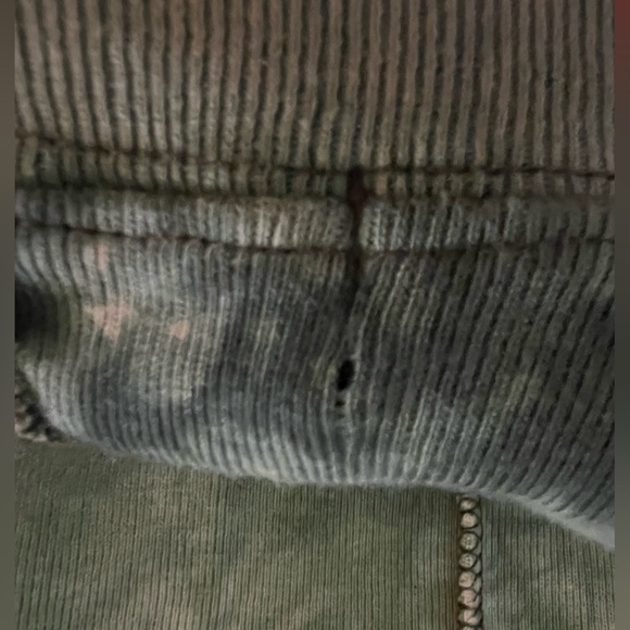 Lei Lotus Made in Nepal Green Tie Dye T-shirt Size Large - Picture 4 of 6